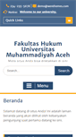 Mobile Screenshot of hukum.unmuha.ac.id